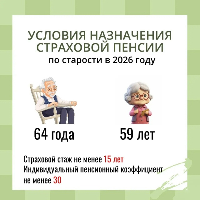 Кто сможет оформить страховую пенсию по старости в 2026 году ?
